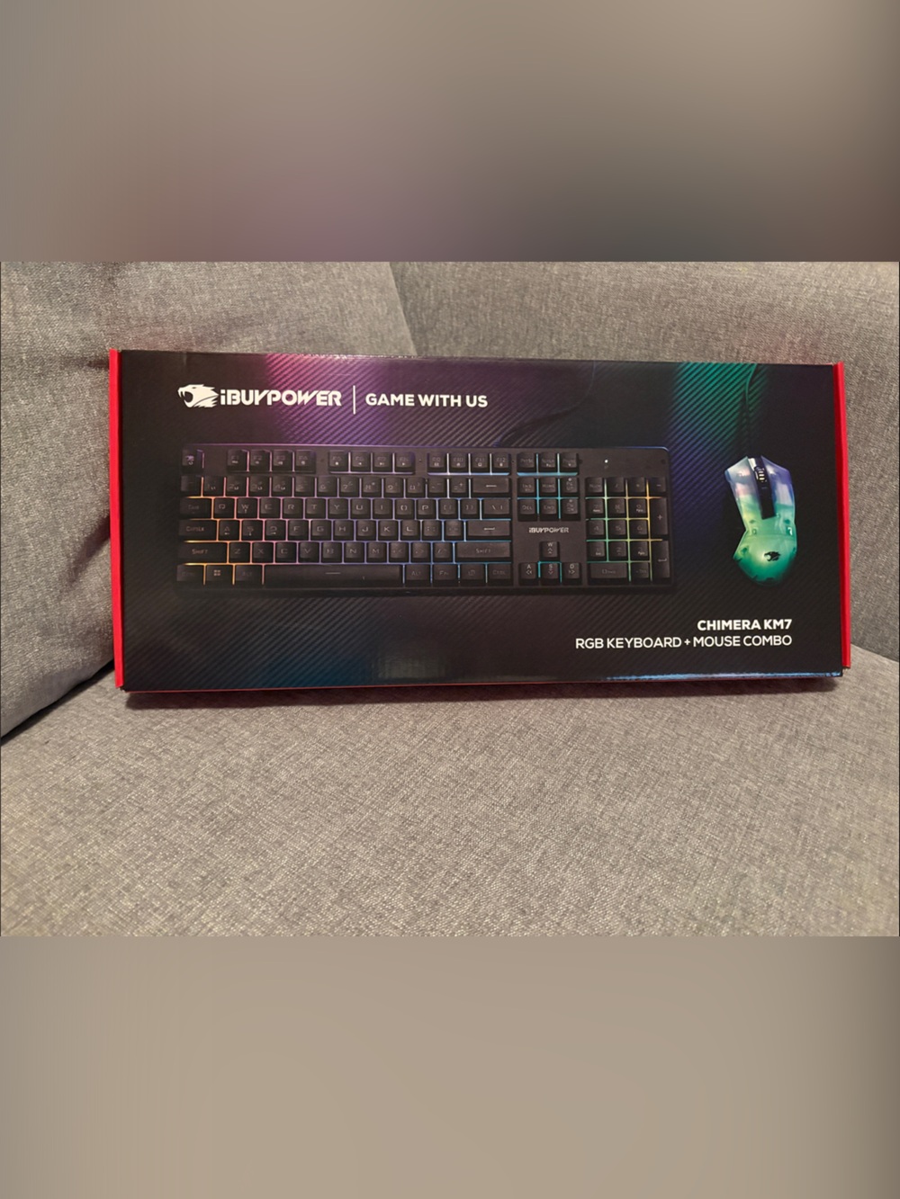 Chimera KM7 RGB Keyboard + Mouse Combo - Black NIB